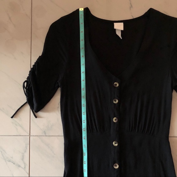 H&M Black buttoned up dress - Picture 9 of 12